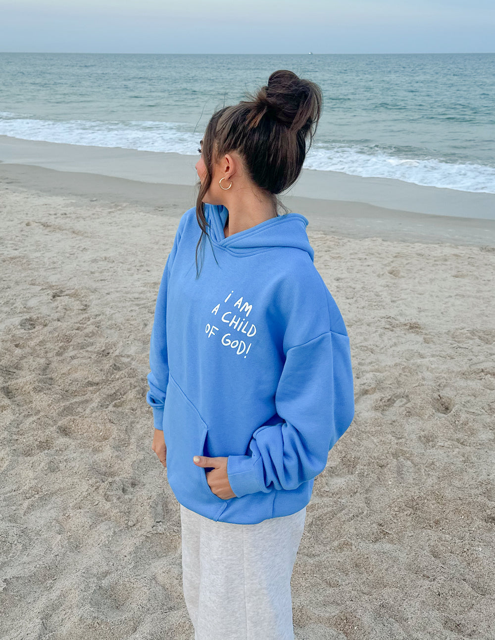 Child of God Electric Blue Unisex Hoodie
