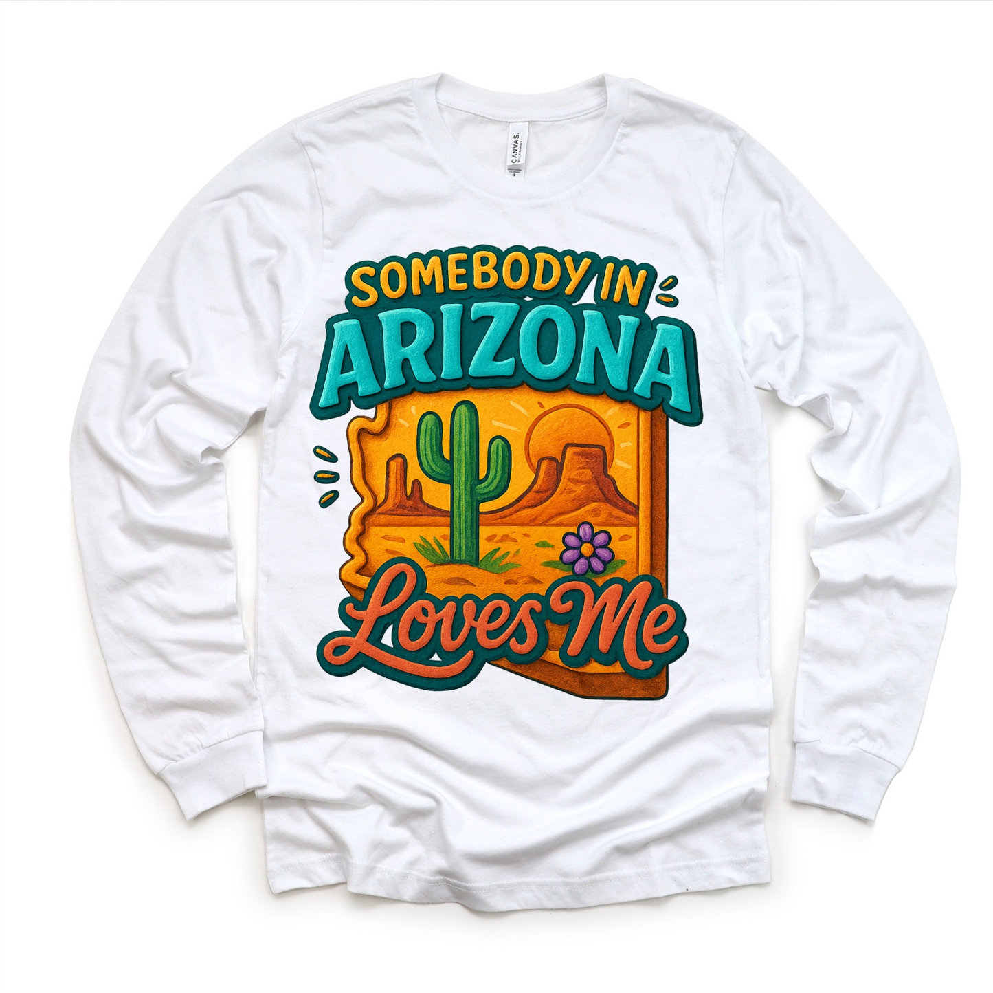 Somebody In Arizona Loves Me Shirt - State Souvenir Tee