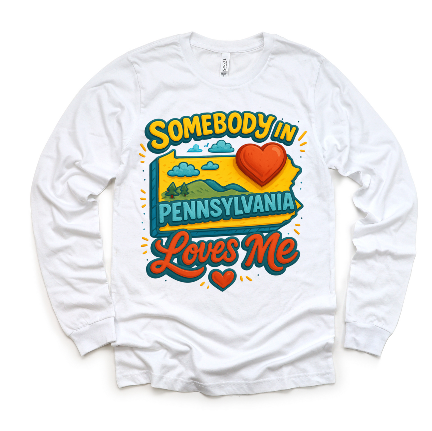 Somebody In Pennsylvania Loves Me Shirt - State Souvenir Tee