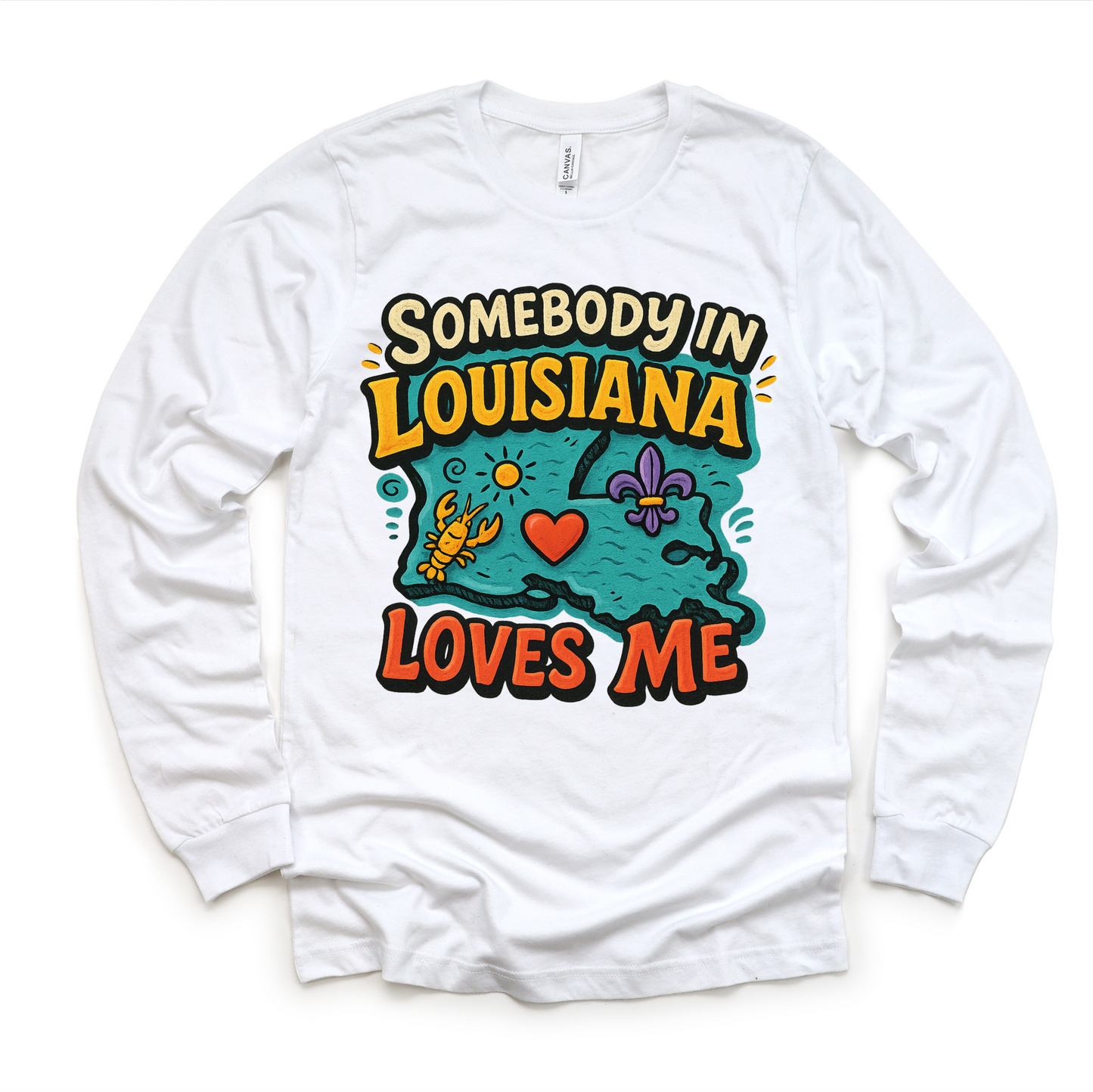 Somebody In Louisiana Loves Me Shirt - State Souvenir Tee