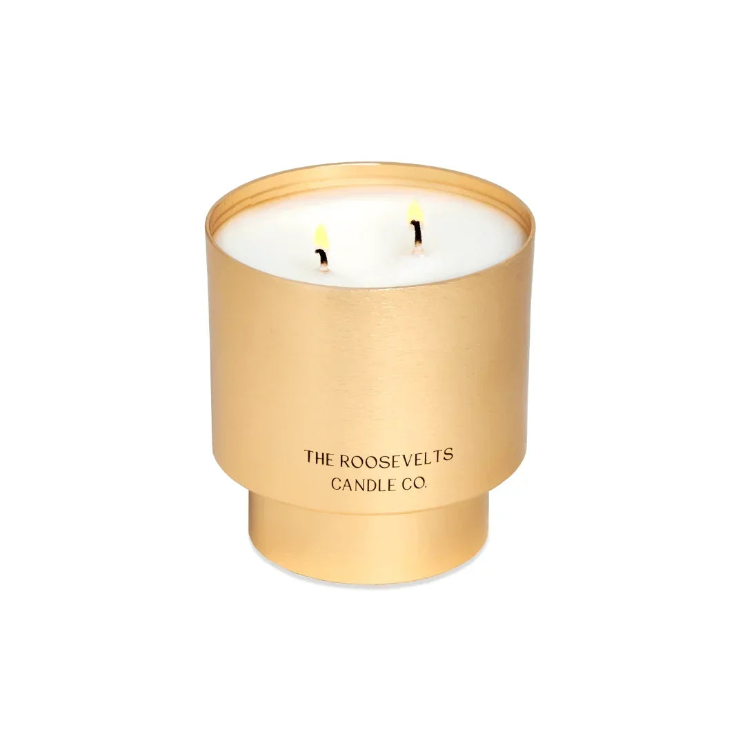 Highlands NC Vanilla Cedar Pine Candle The Roosevelts Candle Co.