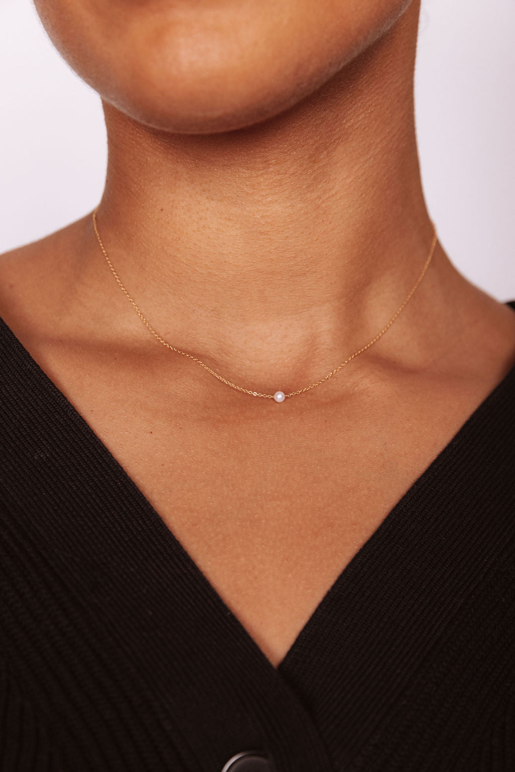 Claire Freshwater Pearl Necklace 14k Gold Filled Chain