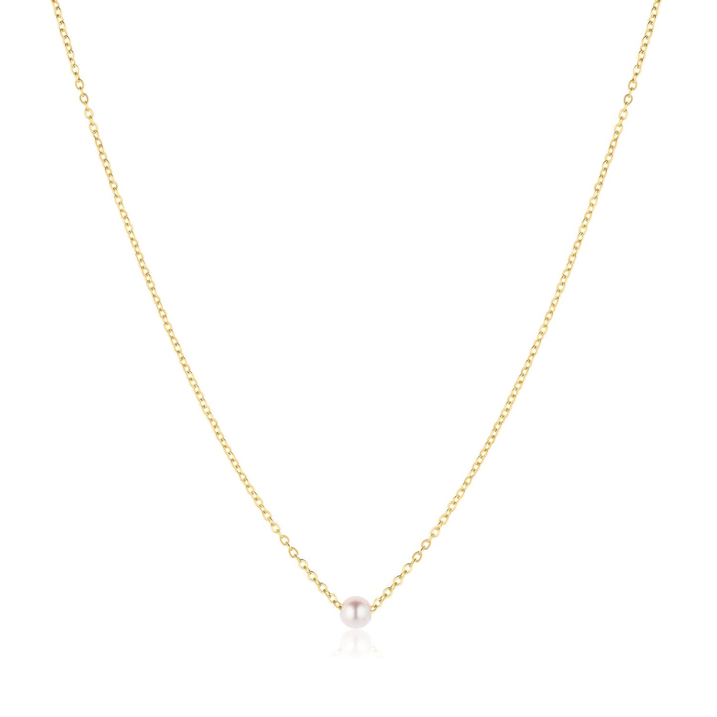 Claire Freshwater Pearl Necklace 14k Gold Filled Chain