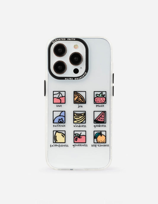 Clear Fruit of the Spirit Durable Phone Case Elevated Faith