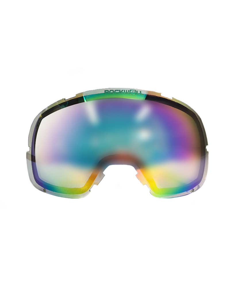 Interchangeable Clear-Mirror Lens Bomber Goggle Rockwell