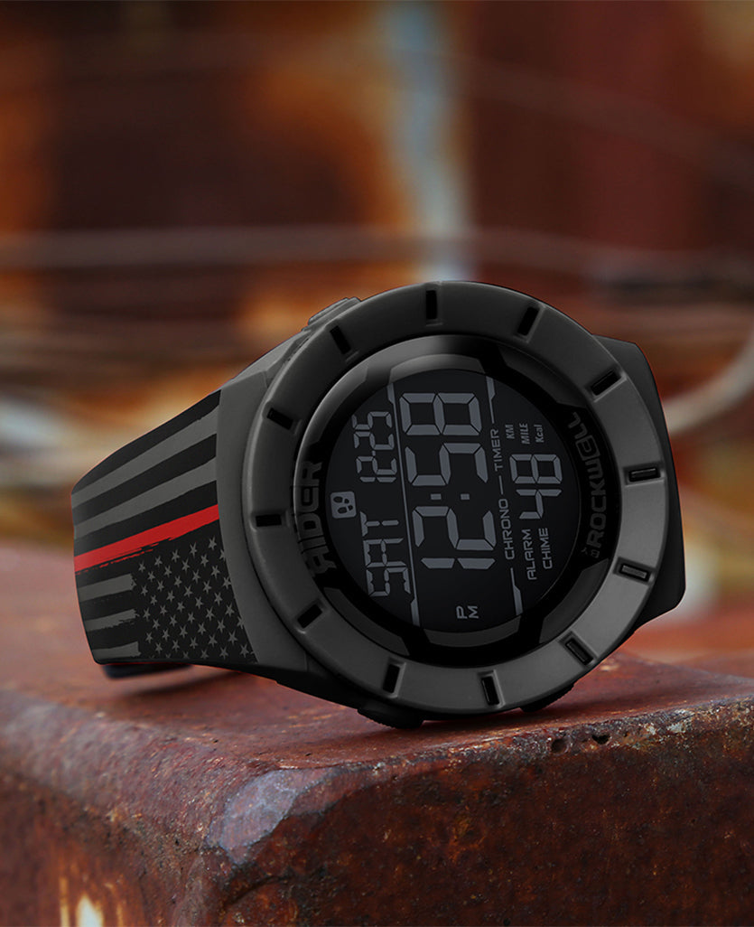 Coliseum Fit™ Phantom Black Assault Firefighter Edition Watch