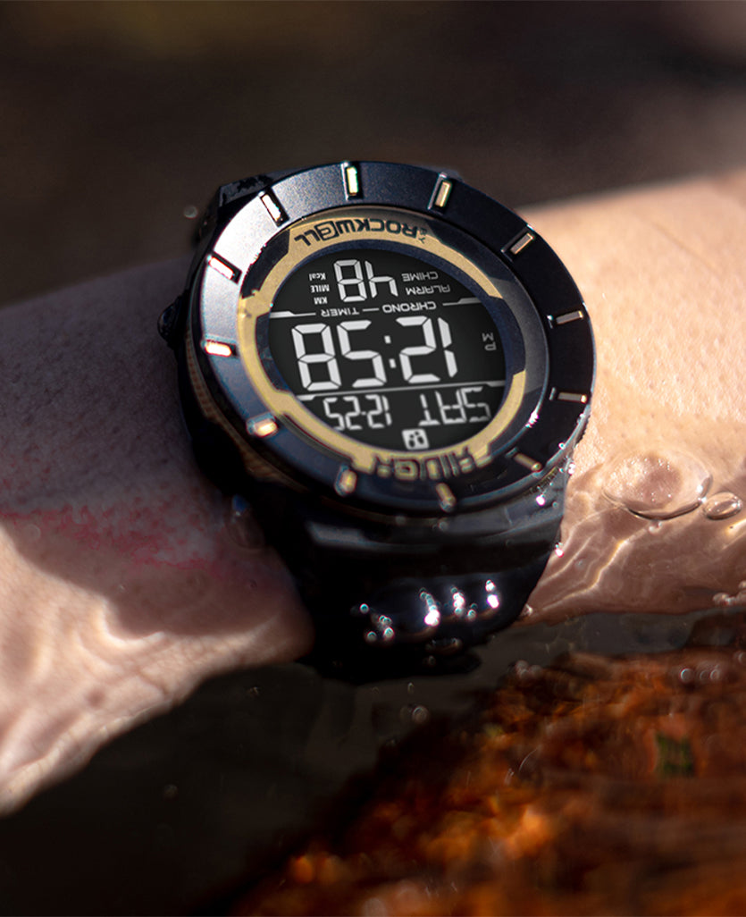Coliseum Fit Black Gold Watch Rockwell