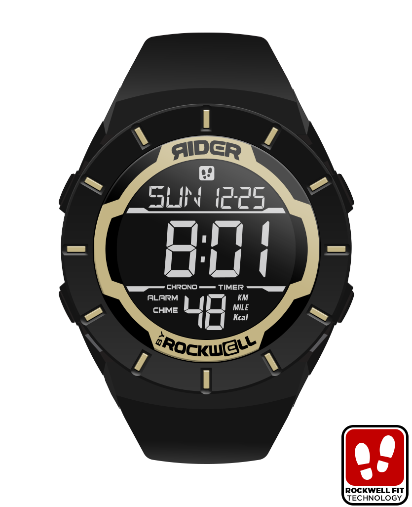 Coliseum Fit Black Gold Watch Rockwell