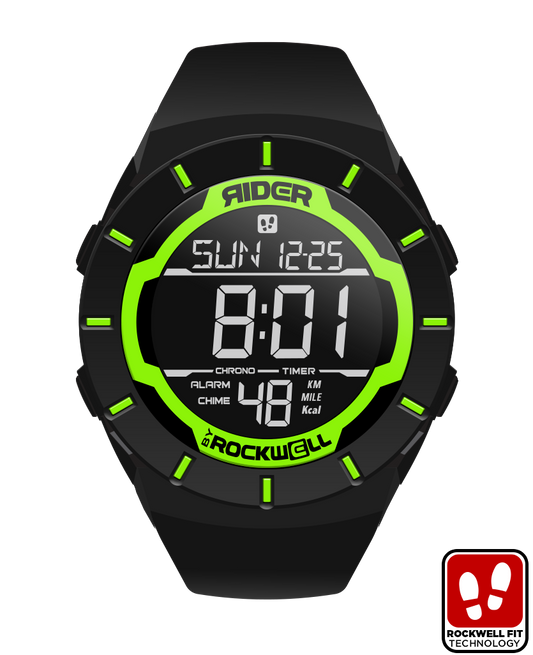 Coliseum Fit Black Green Watch Rockwell
