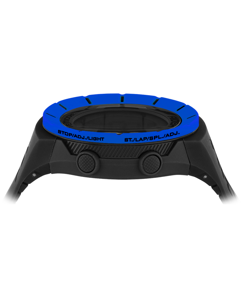 Coliseum Fit Halo Edition Black Blue Digital Watch Rockwell