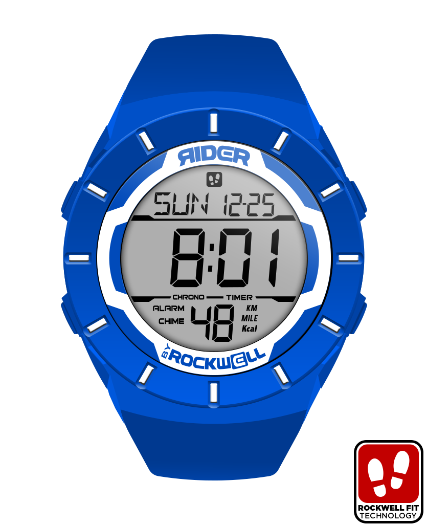 Coliseum Fit Blue White Watch Rockwell
