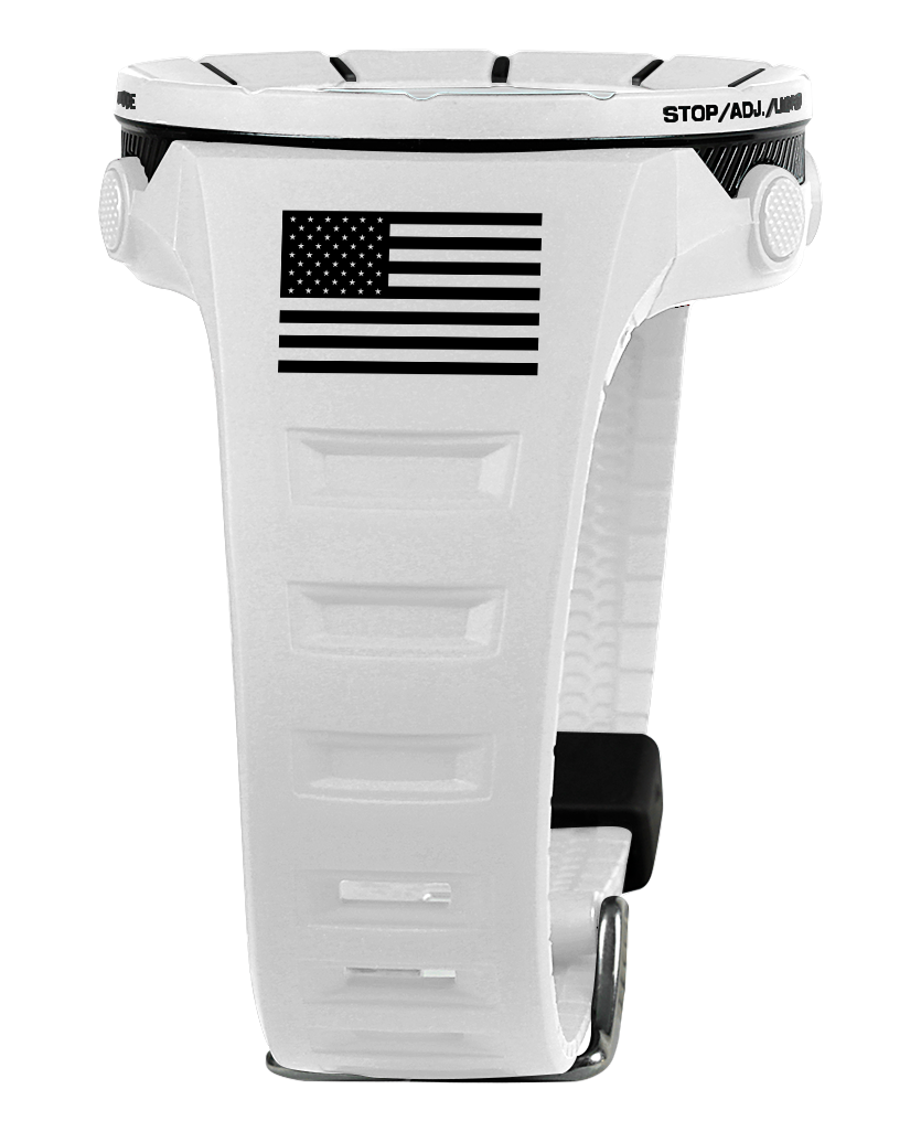 Coliseum Fit Freedom Edition White Black Watch Rockwell