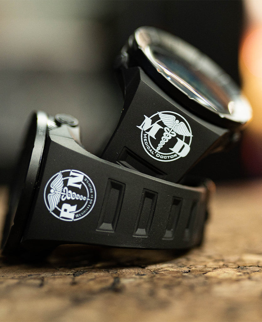 Coliseum Fit™ Phantom Black Registered Nurse Edition Watch
