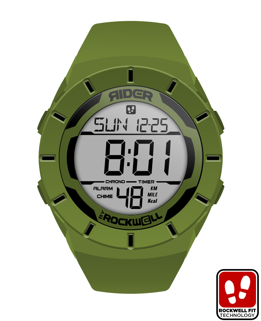 Coliseum Fit™ OD Green/Black Durable Watch Rockwell