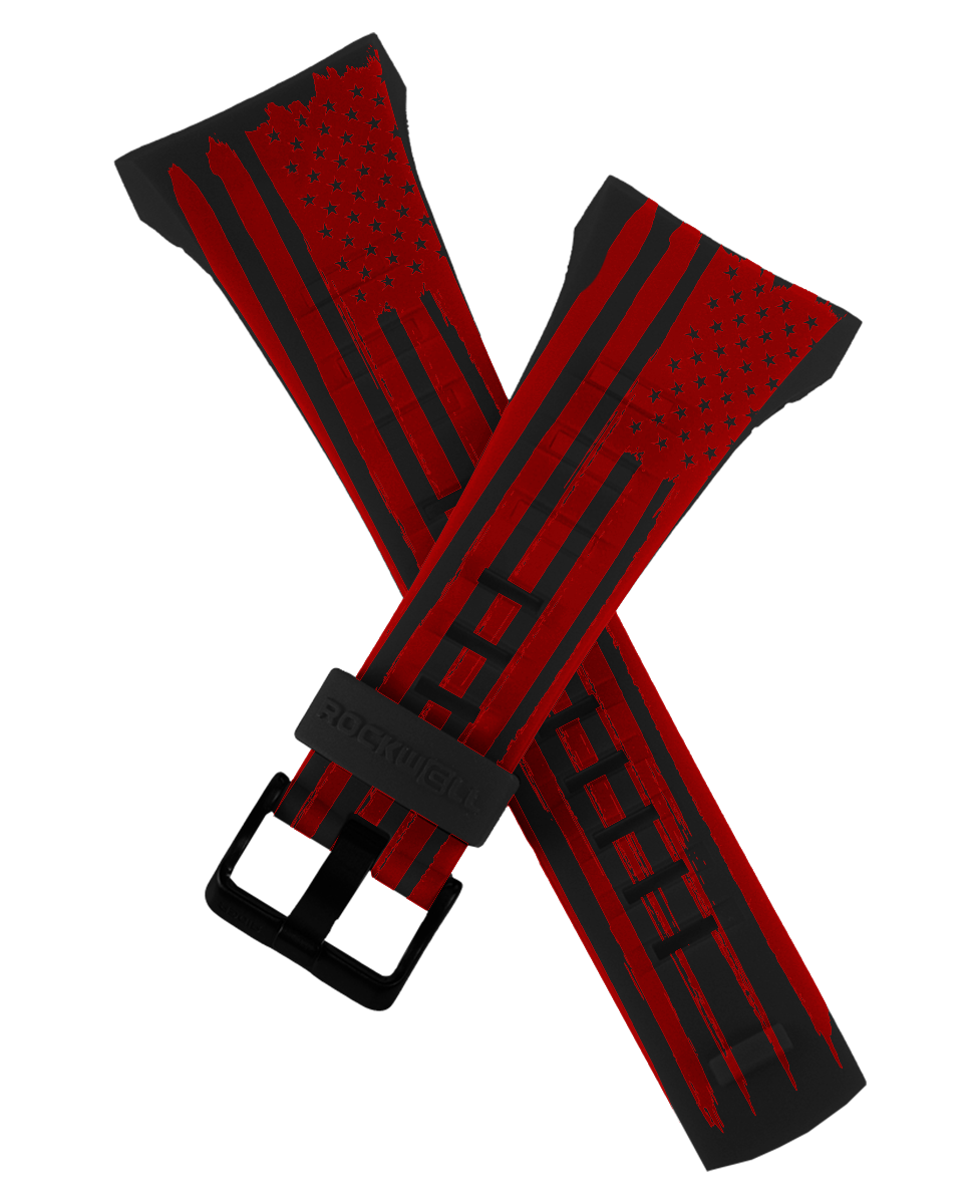 Coliseum Fit Assault Red Edition Phantom Black Watch Rockwell Time