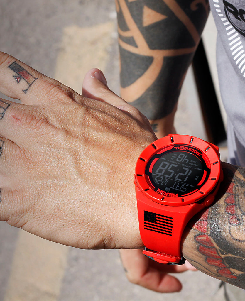 Coliseum Fit R.E.D. Edition Red Black Watch Rockwell Time