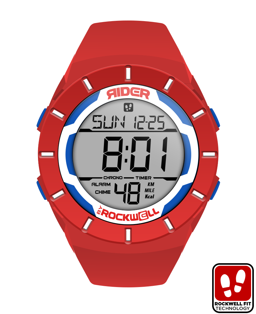 Coliseum Fit Red White Blue Watch Rockwell
