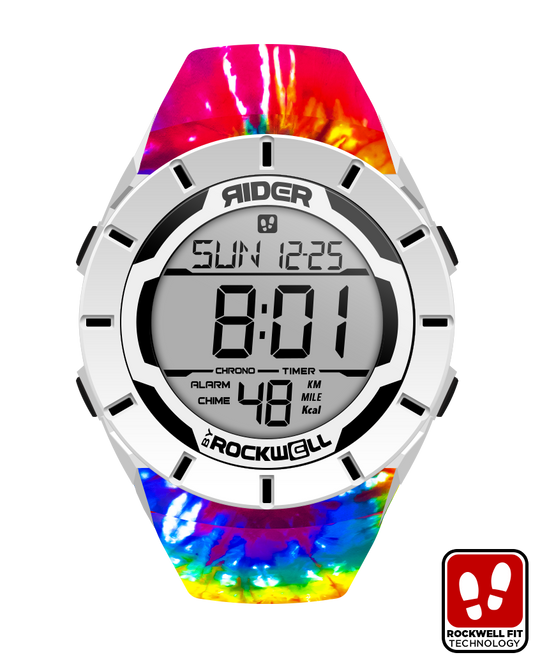 Samadelic Tie-Dye Edition Digital Watch Coliseum Fit™ Rockwell Time