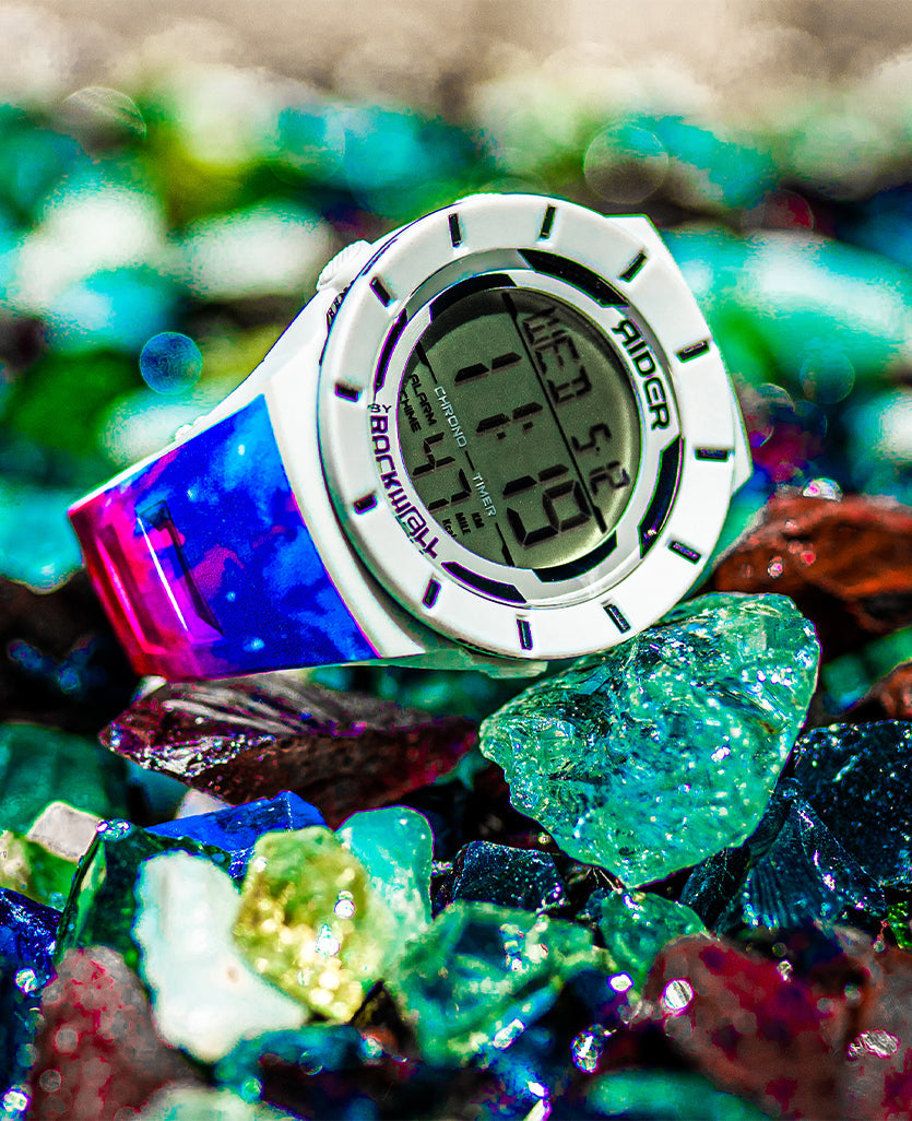 Samadelic Tie-Dye Edition Digital Watch Coliseum Fit™ Rockwell Time