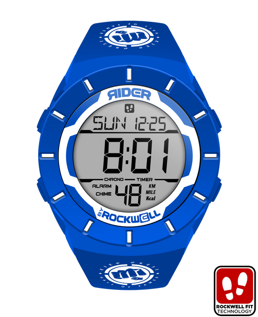 Coliseum Fit™ Blue/White Digital Watch Tito Ortiz Edition Rockwell Time