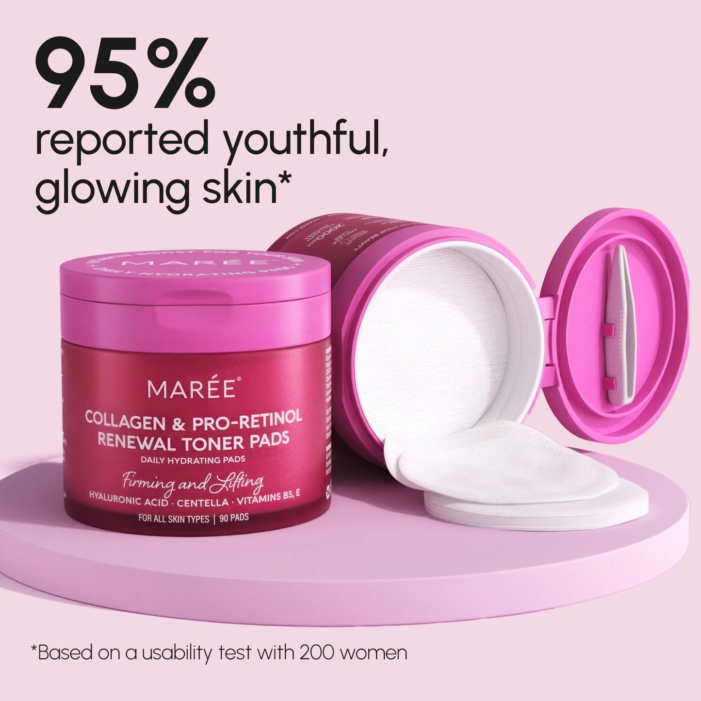Collagen Retinol Toner Pads Skincare Maree
