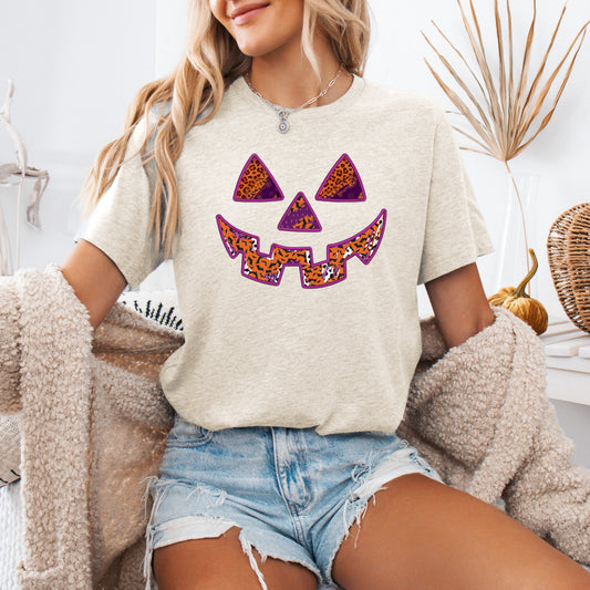 Colorful Jack-o-Lantern Retro Vintage T-shirt Refinery Number One