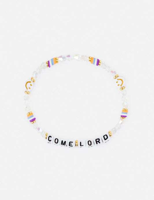 Come Lord Letter Bracelet Spiritual Jewelry Elevated Faith