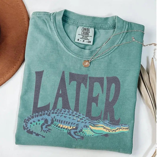 Comfort Colors Vintage-Washed Later Gator T-Shirt