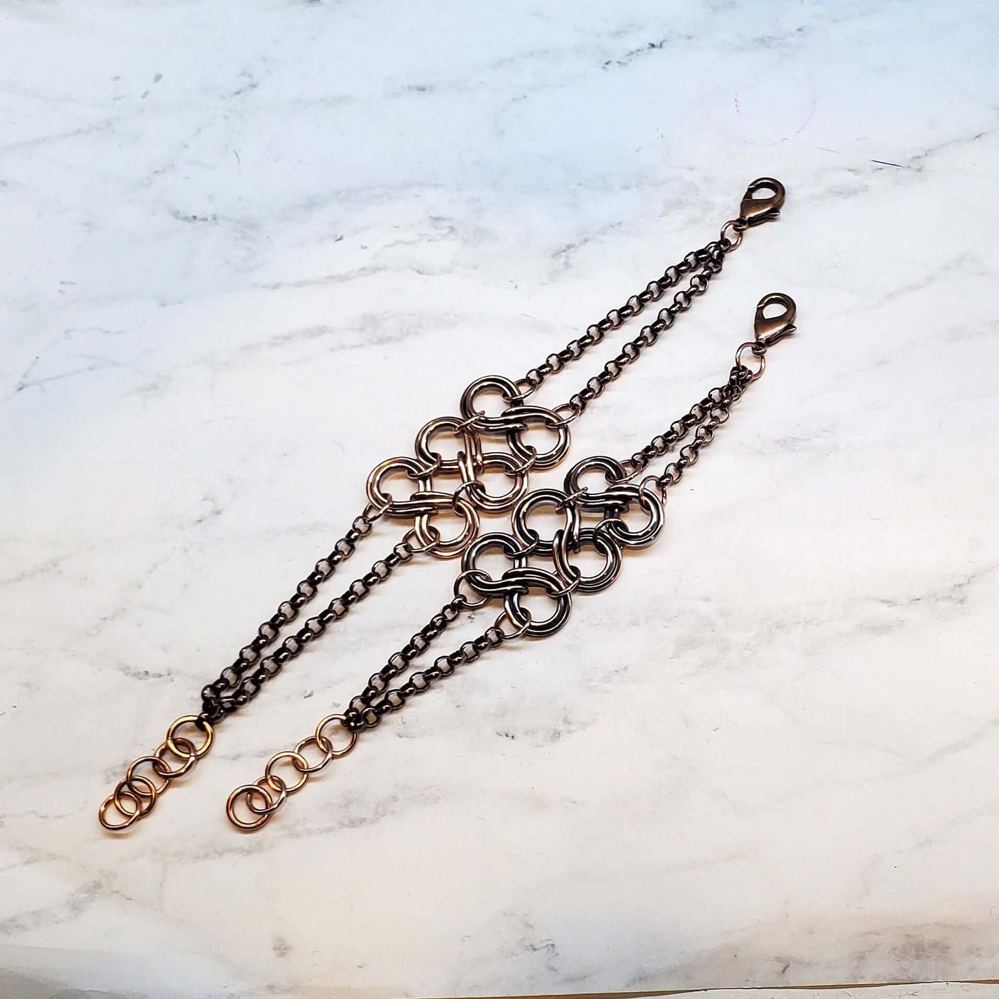Copper Double Infinity Eternity Bracelet Alexa Martha