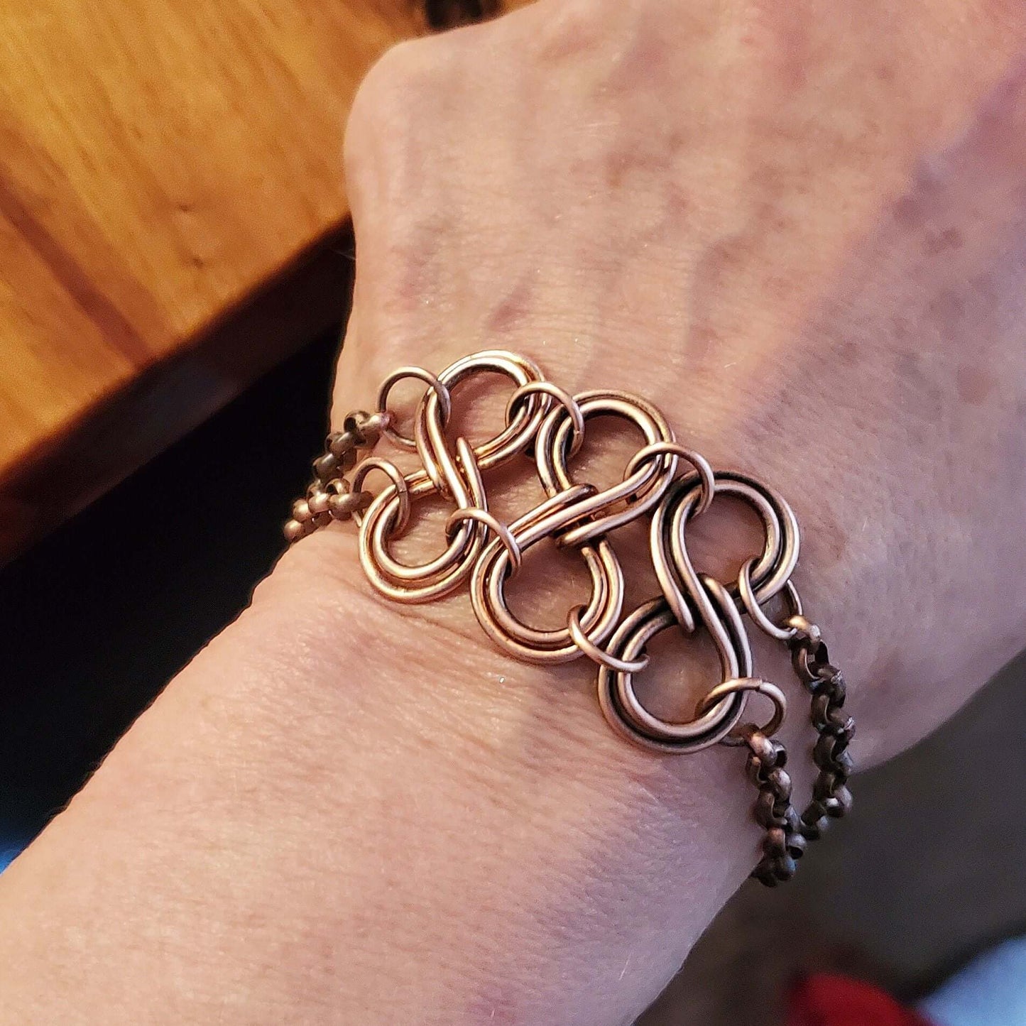 Copper Double Infinity Eternity Bracelet Alexa Martha