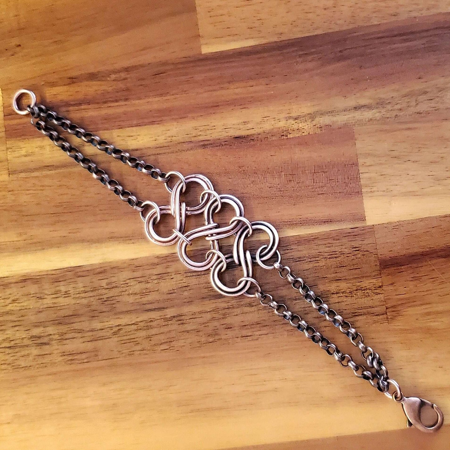 Copper Double Infinity Eternity Bracelet Alexa Martha