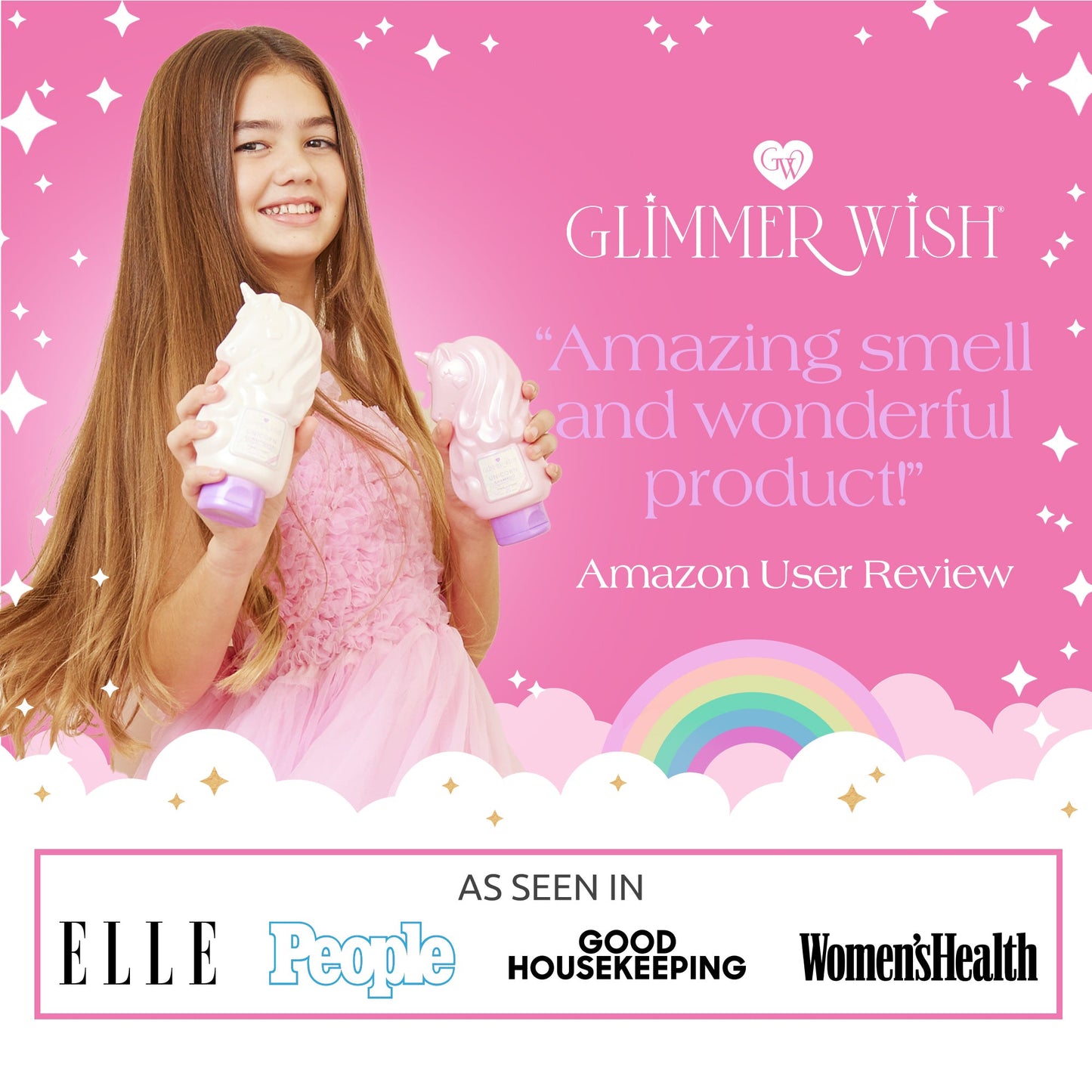 Unicorn Conditioner Pink Cotton Candy Scented Hair Conditioner