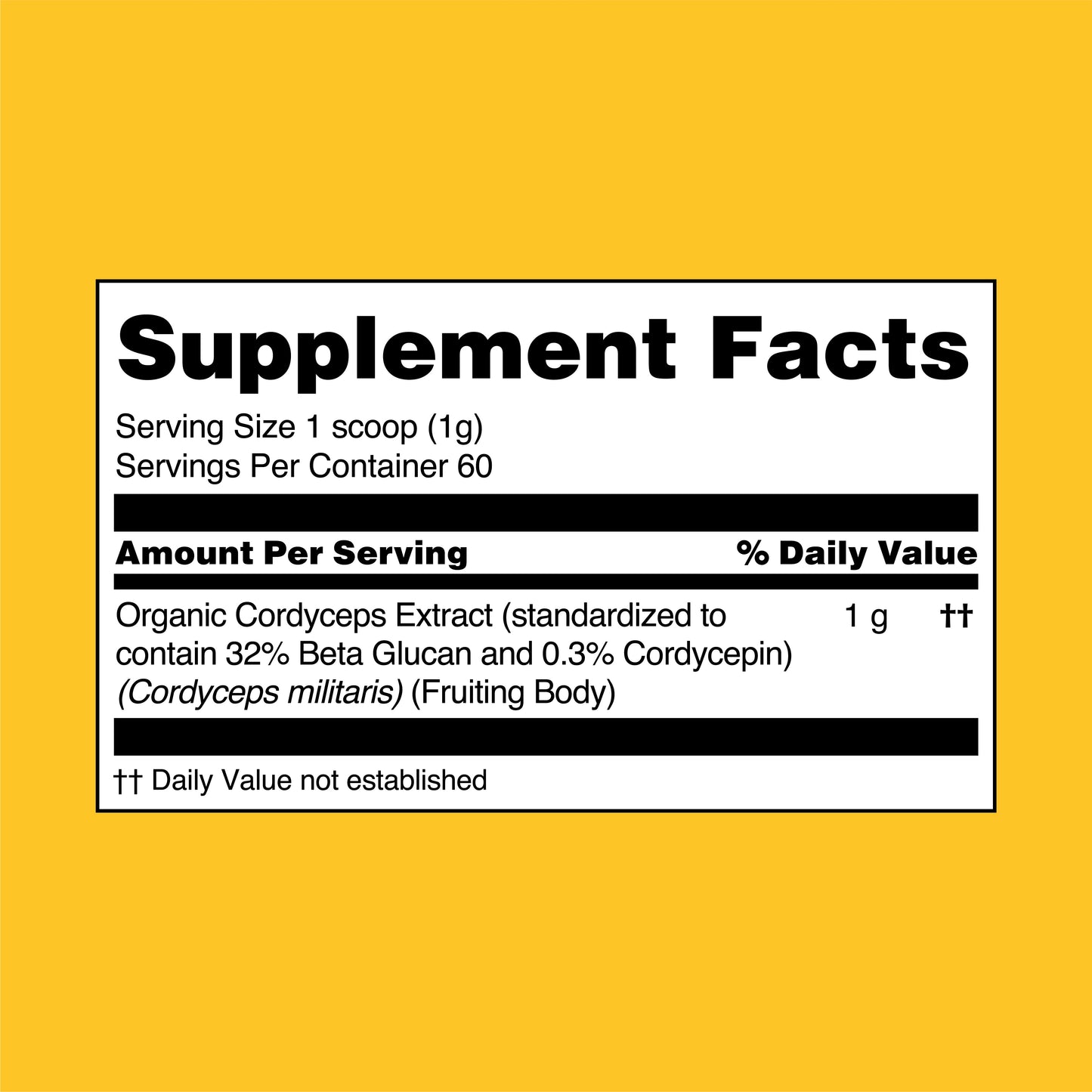 Cordyceps Mushroom Extract Powder