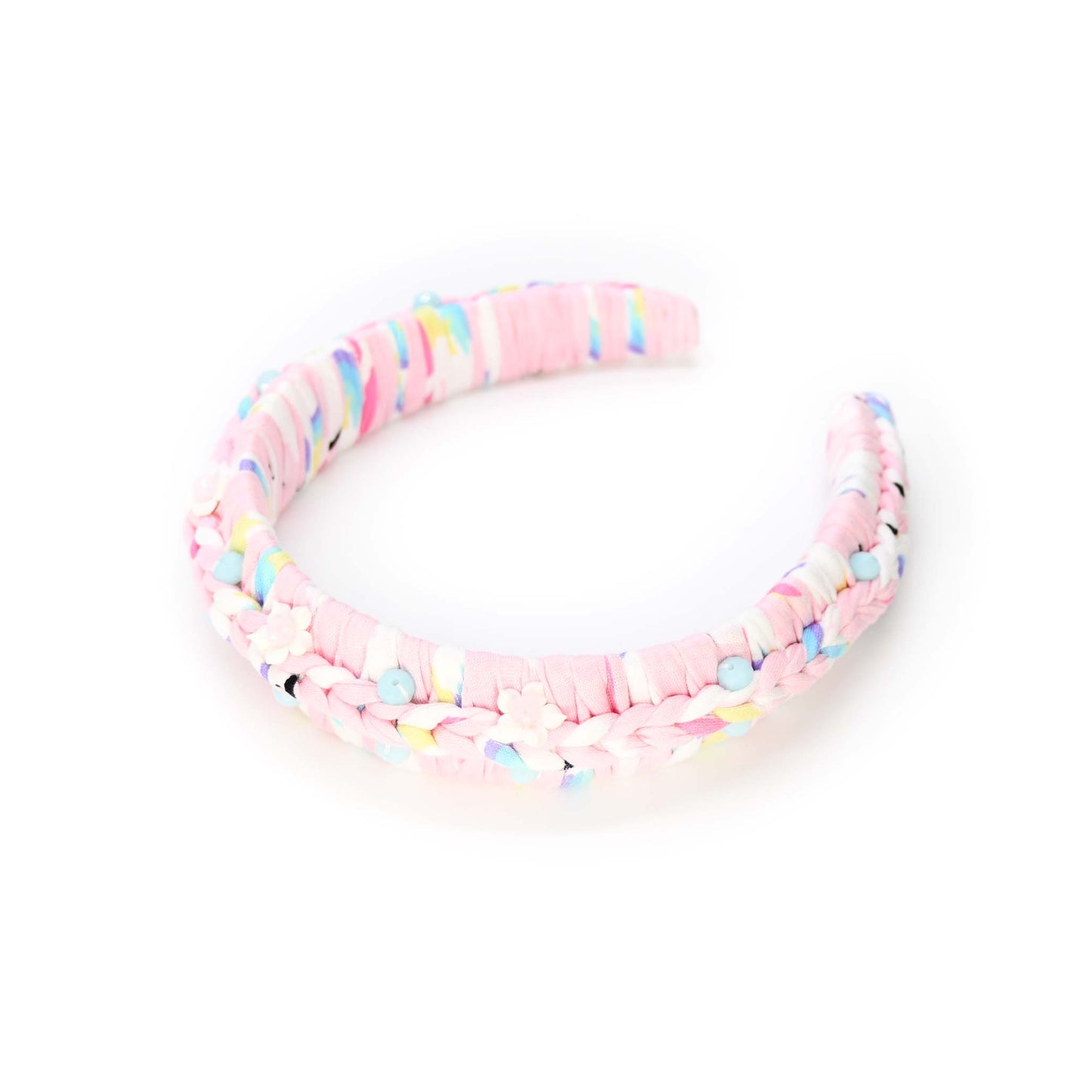 Cotton Candy Braided Cotton Yarn Headband ADIBA