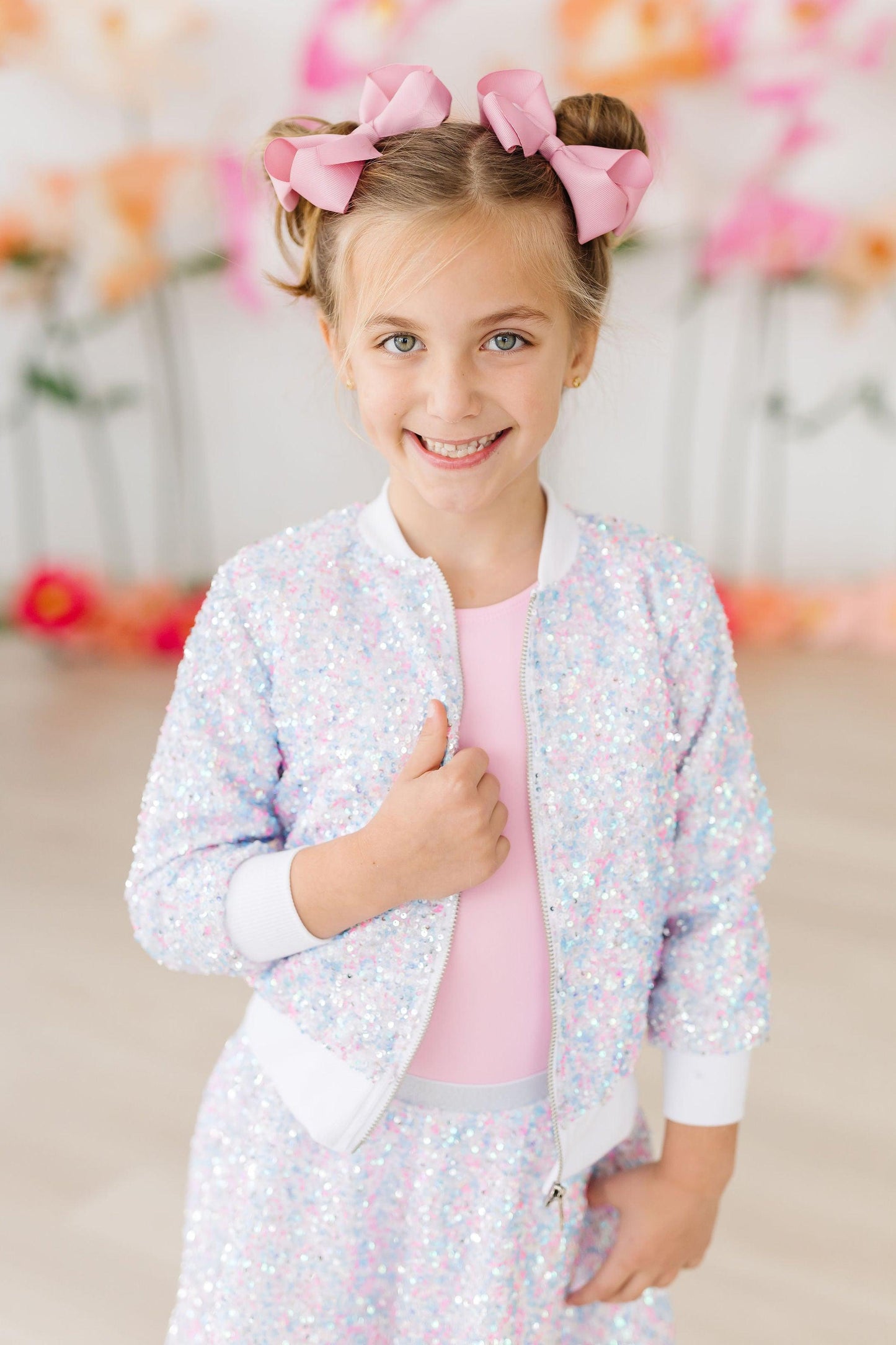 Cotton Candy Sequin Jacket Sparkle Kids Jacket