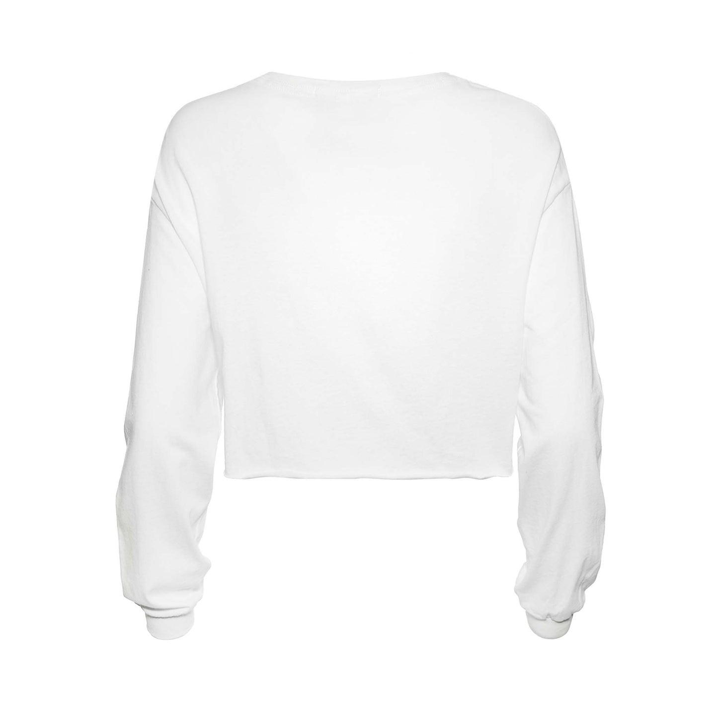 Courageous Cropped Top Cotton Long Sleeve Cropped Top ADIBA