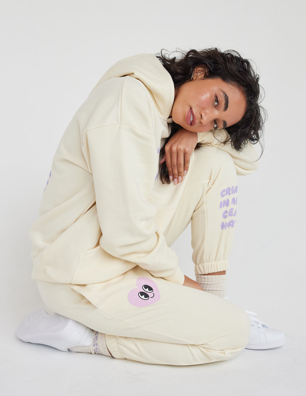Create in Me a Clean Heart Ivory Unisex Sweatpant Elevated Faith