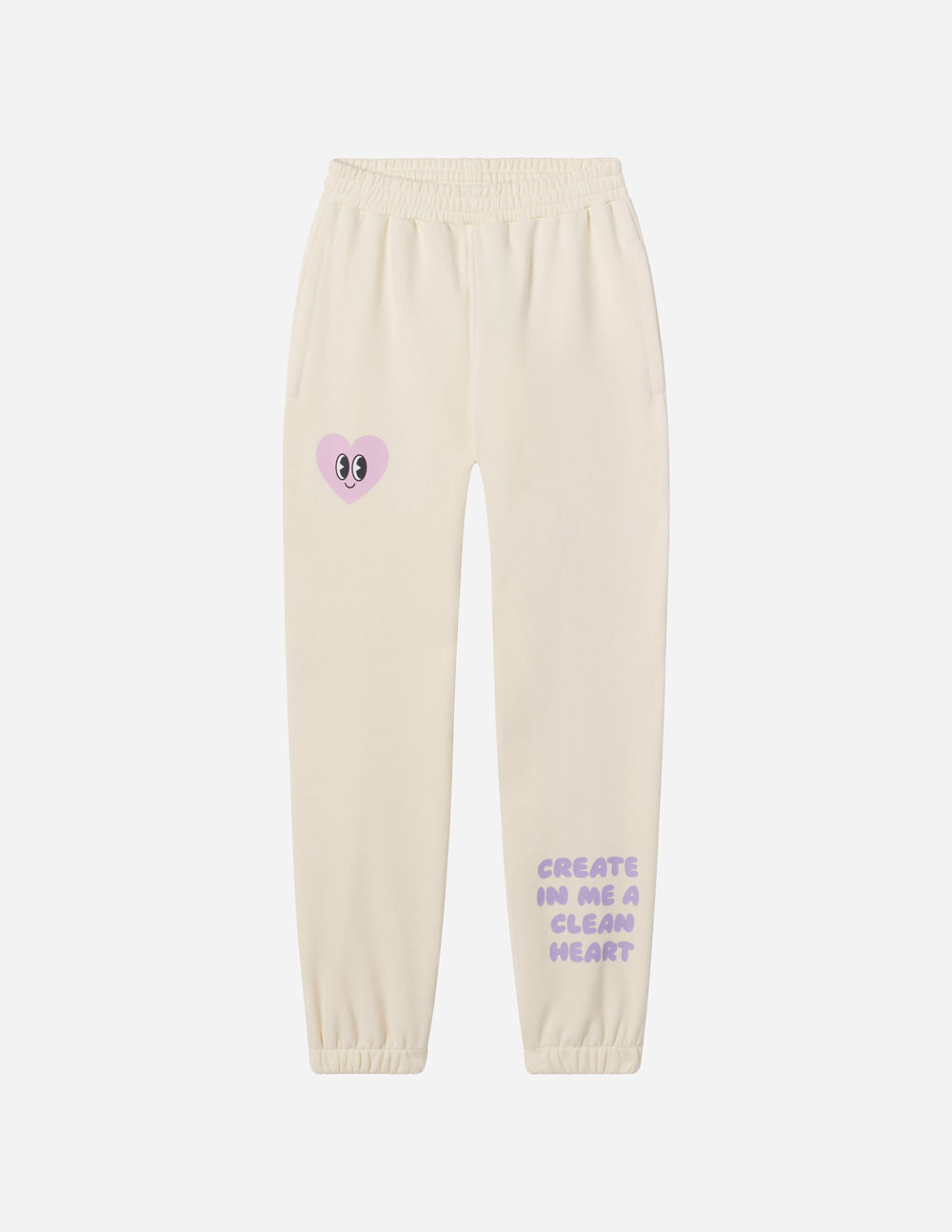 Create in Me a Clean Heart Ivory Unisex Sweatpant Elevated Faith