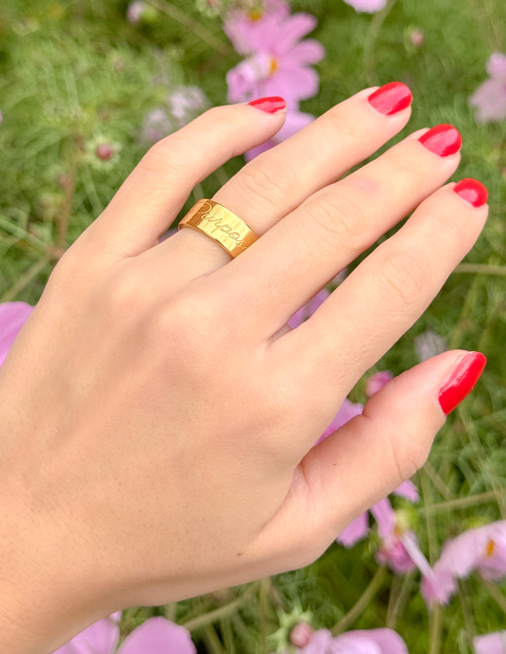 Created With Purpose Ring Purpose Inspirational Jewelry Elevated Faith