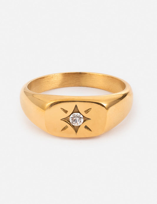 Creation Signet Ring Symbol of Faith Jewelry
