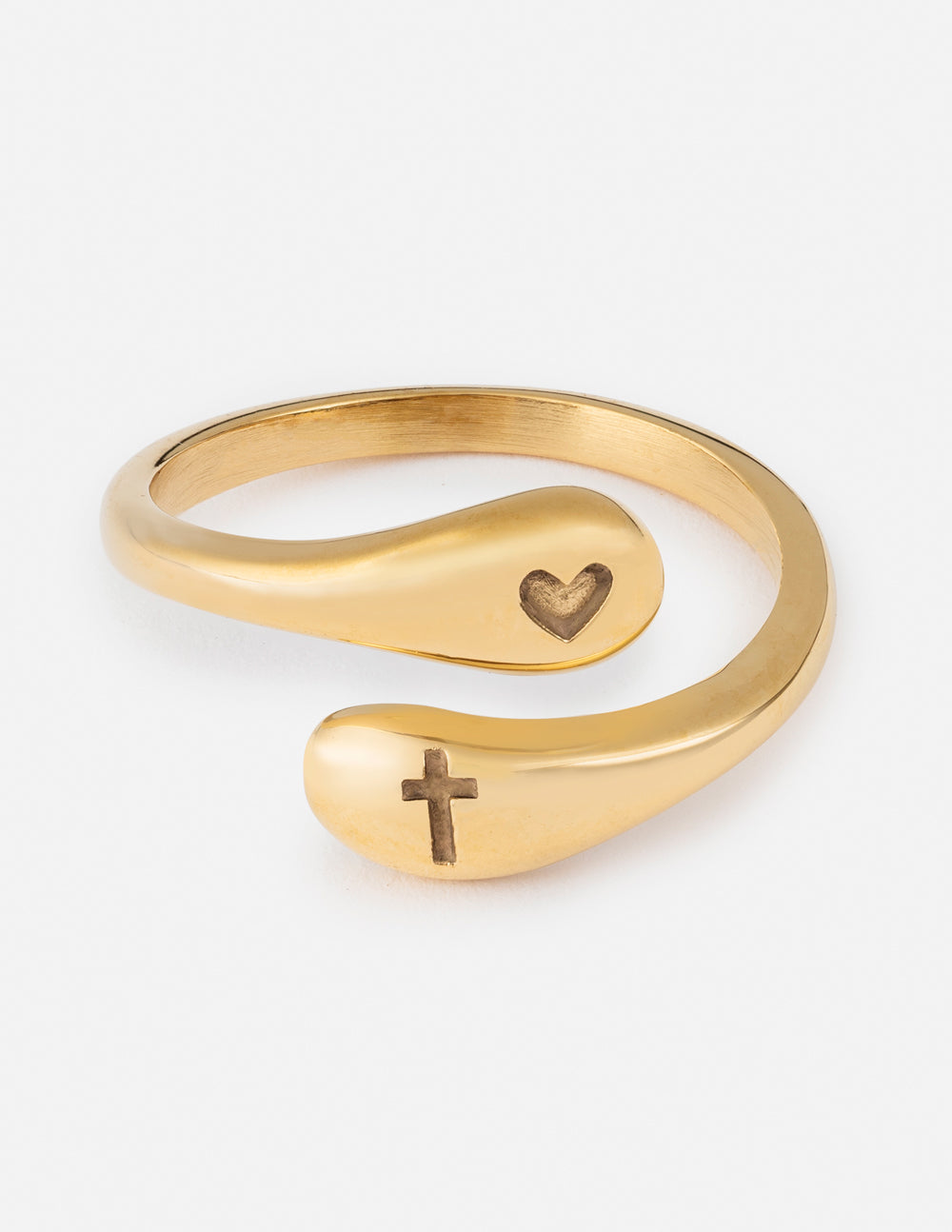 Cross Equals Love Signature Ring