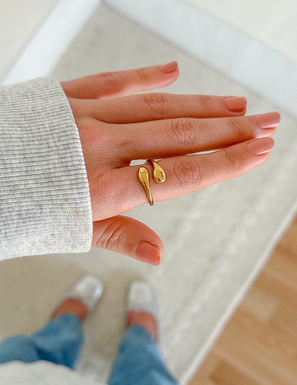 Cross Equals Love Signature Ring