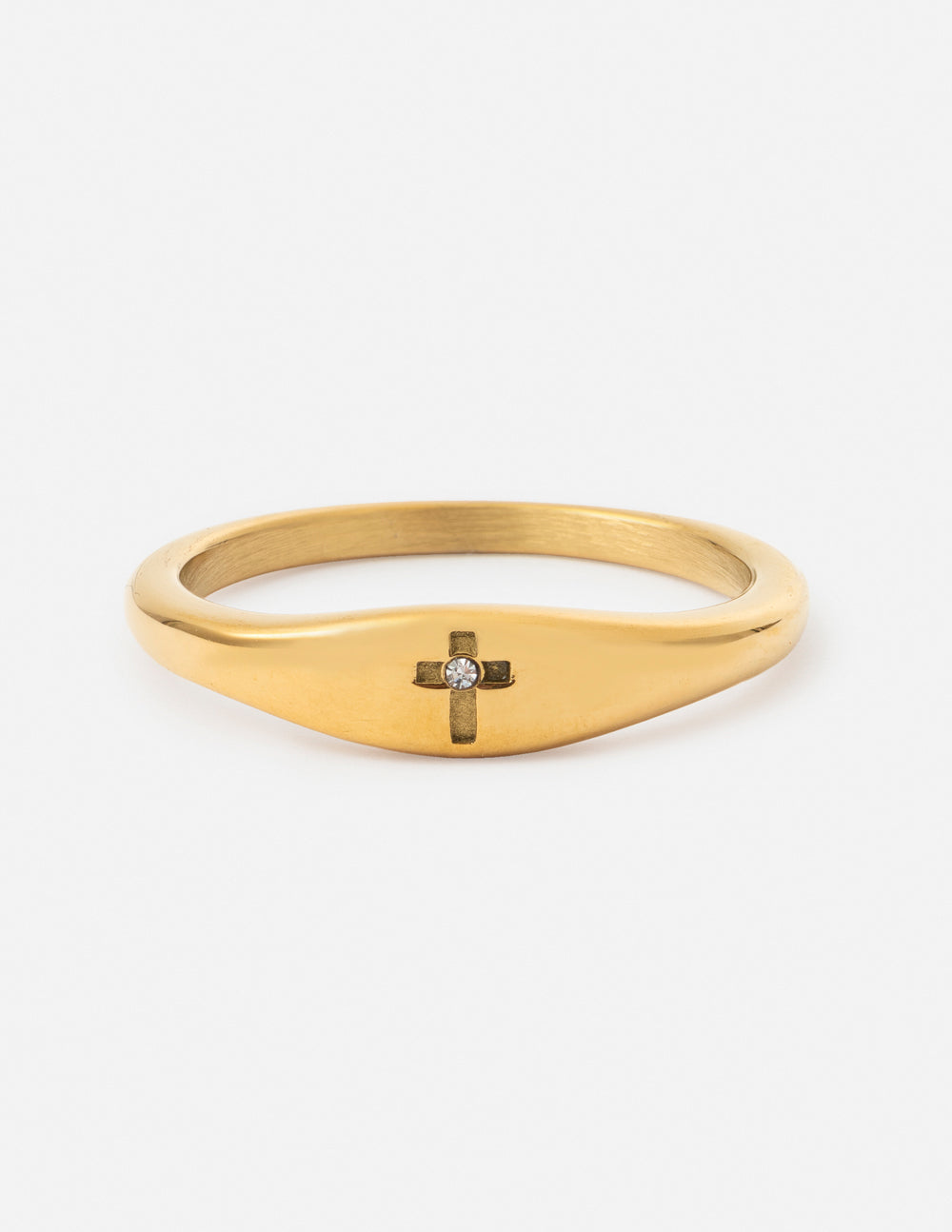 Cross Gemstone Ring Jewelry