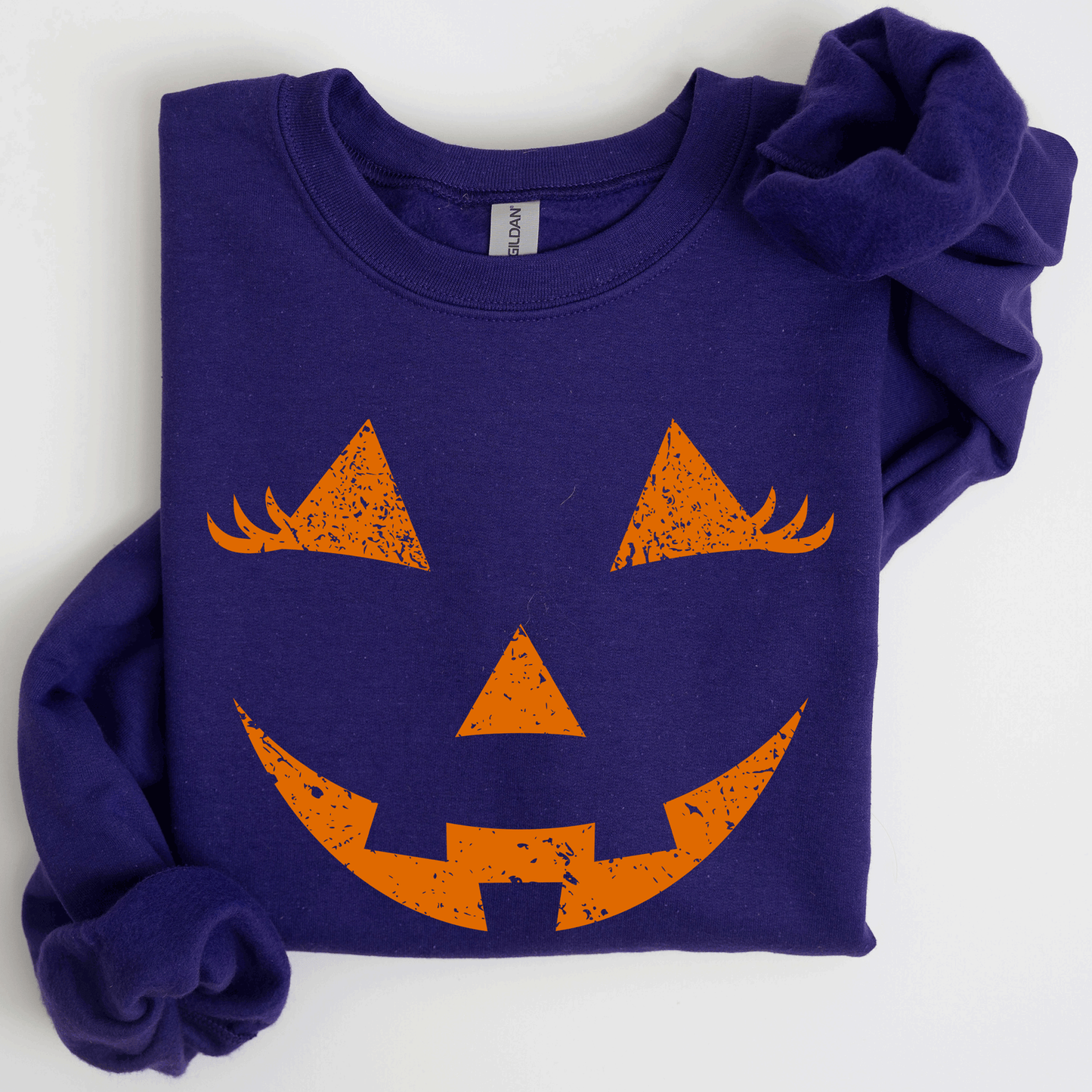 Cute Jack o Lantern Cozy Halloween Sweatshirt Refinery Number One