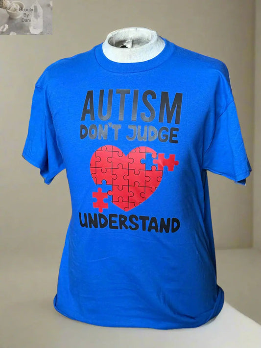 Autism Awareness Cotton Crew Neck T-Shirt