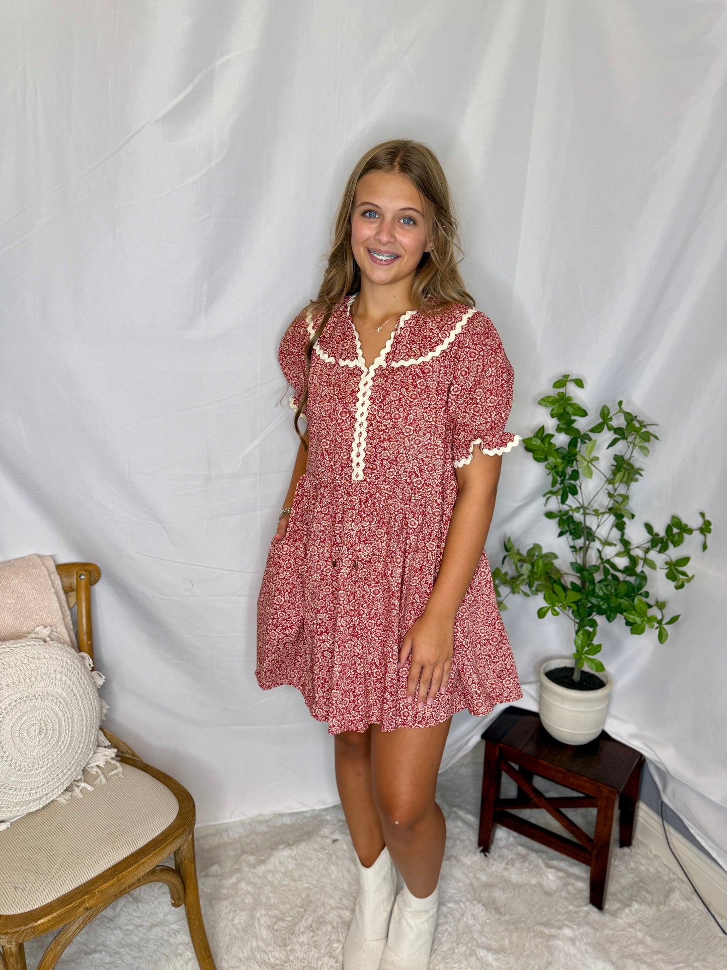 Candy Apple Red Dress Sweet Jude Boutique