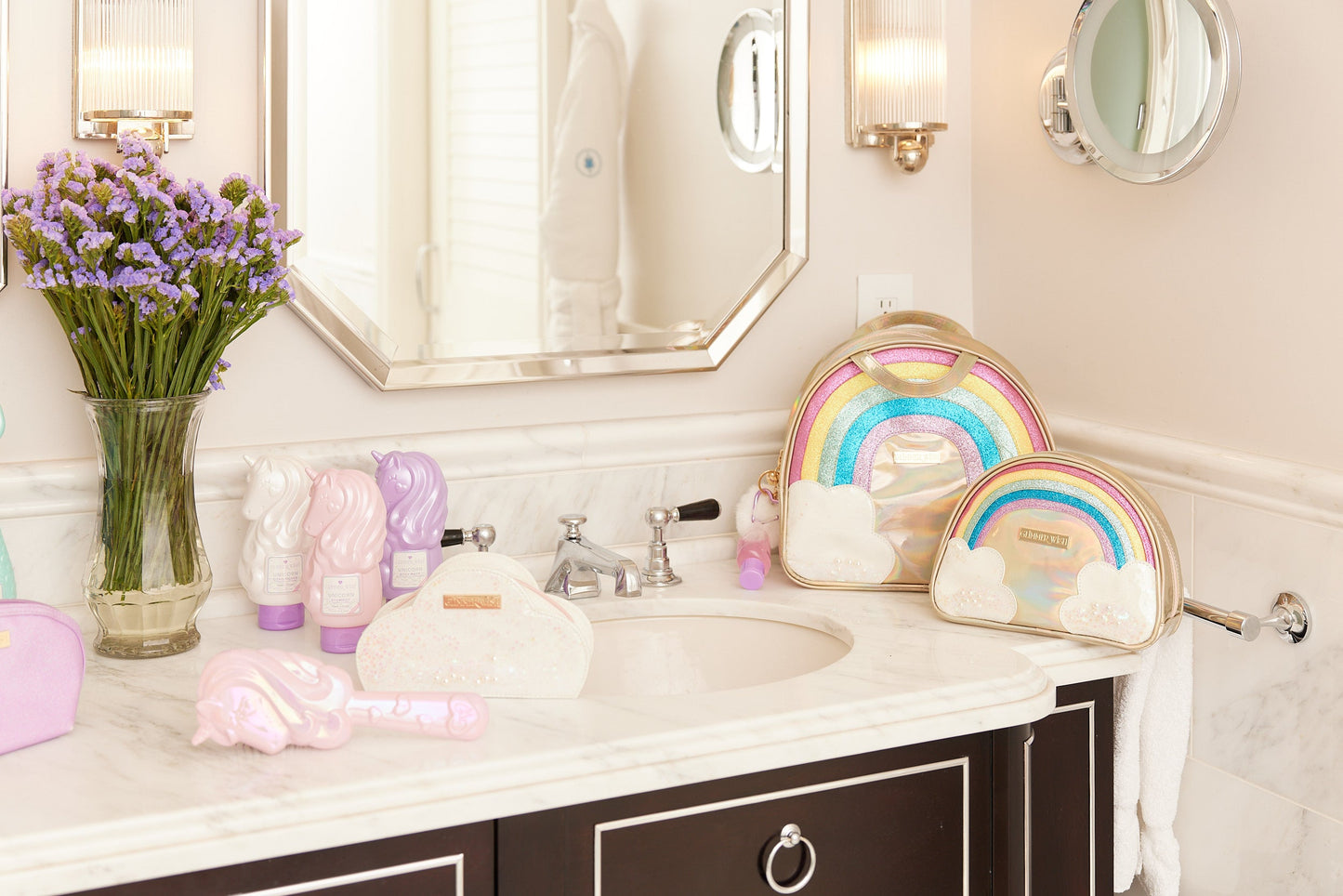 Unicorn Shampoo Pearly Cotton Candy Scented Shampoo Glimmer Wish