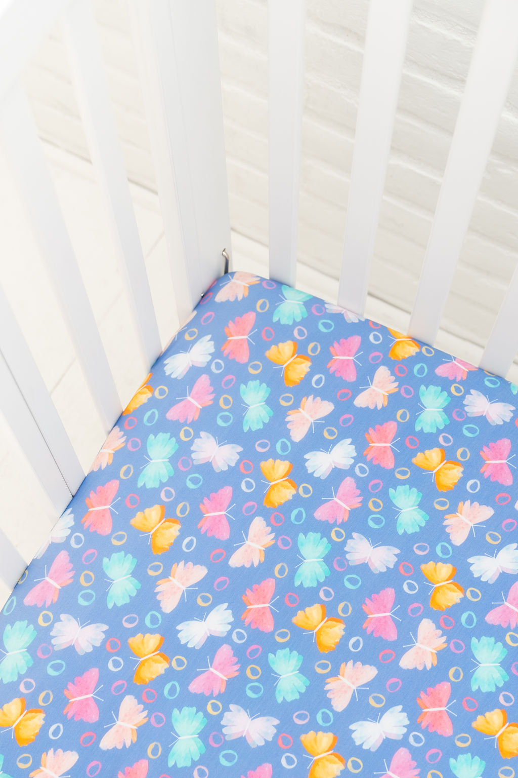 Bamboo Butterflies Crib Sheet Korrie