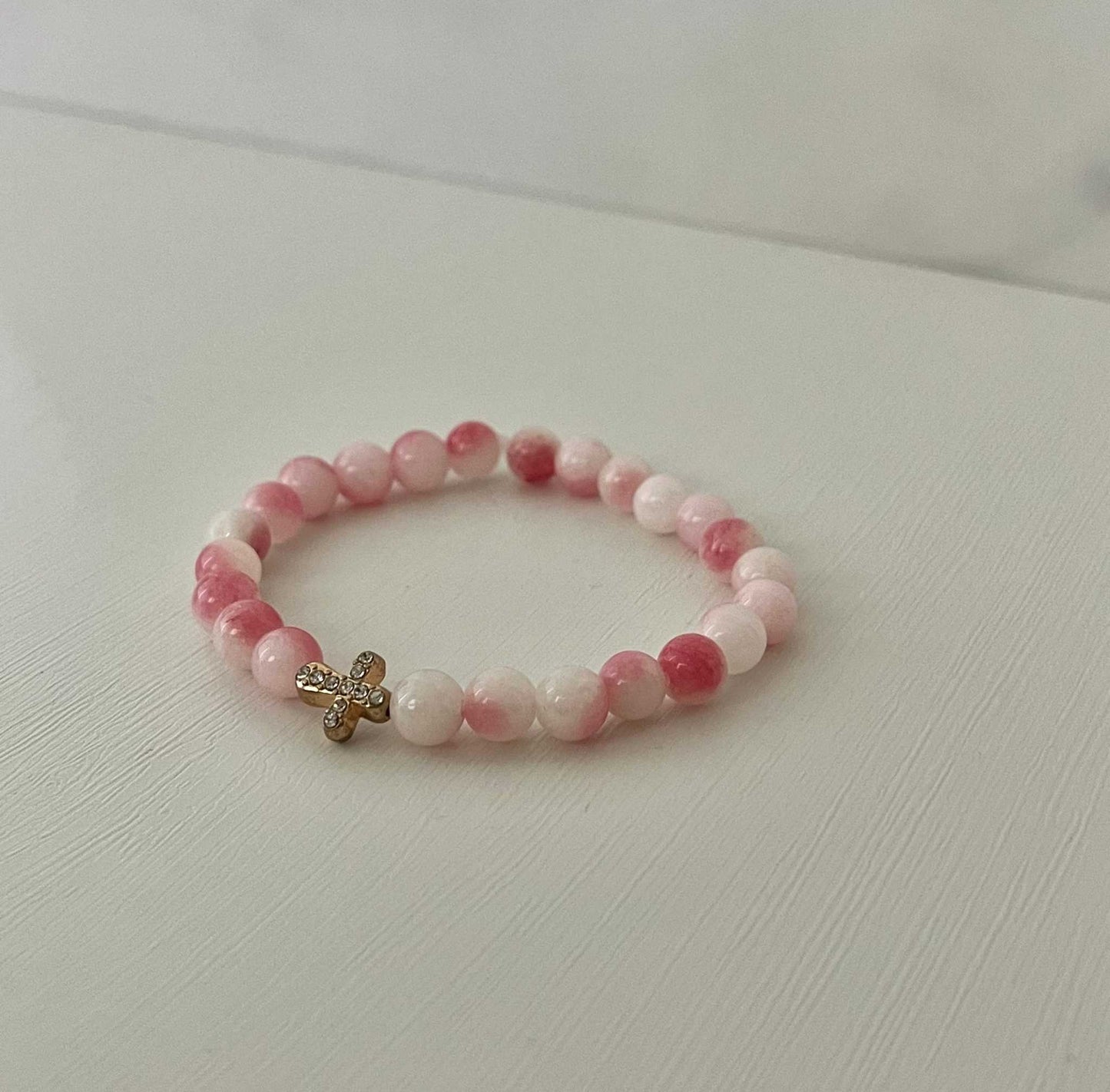 Faith-Inspired Cross Bead Bracelet Collection Jewelry