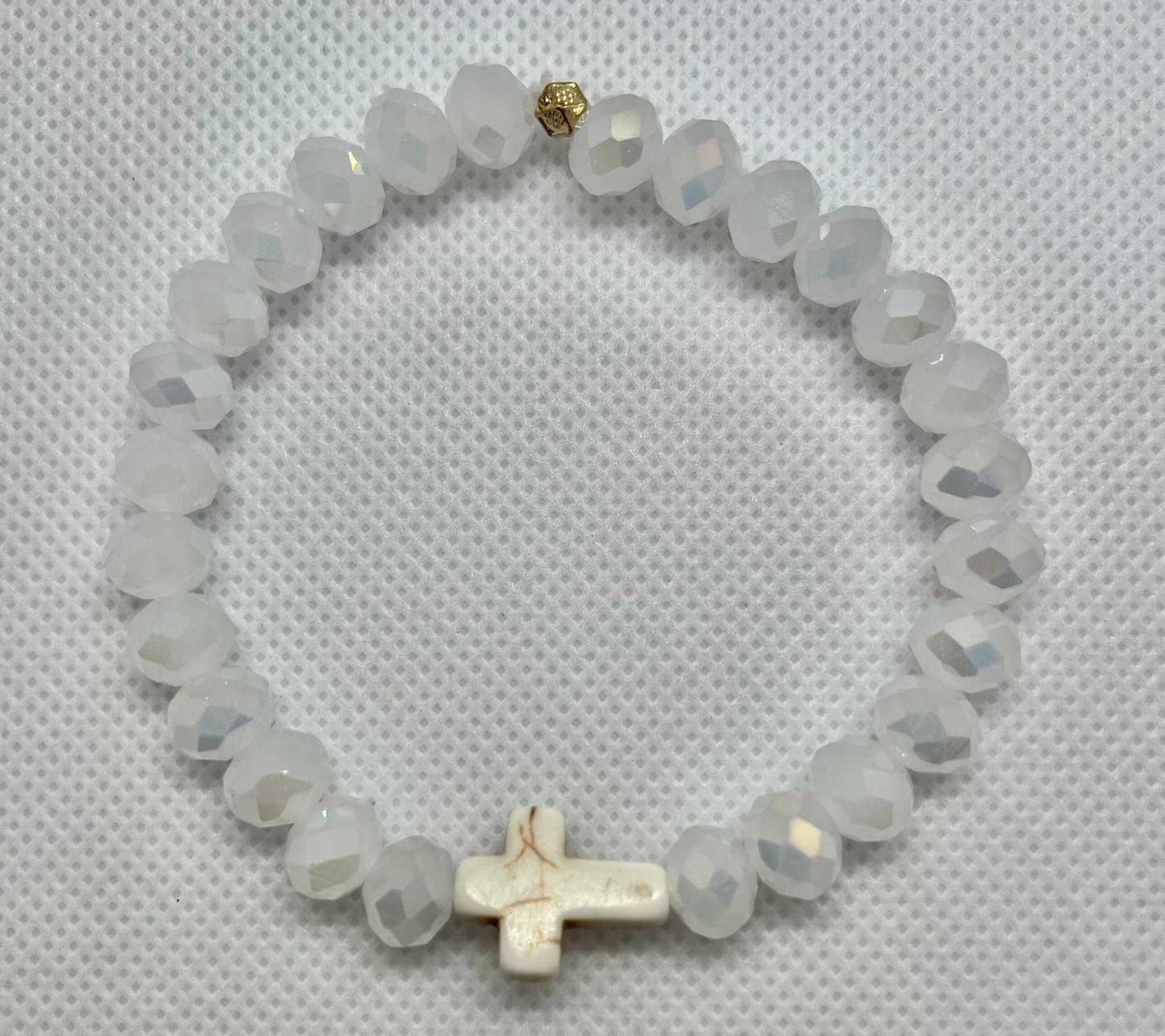 Faith-Inspired Cross Bead Bracelet Collection Jewelry
